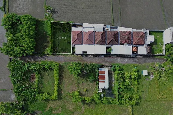 Dijual Tanah Kavling View Sawah Dekat Jalan Utama Tukadmungga