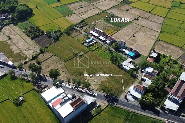 Tanah Dijual Dekat Jalan Provinsi Tukadmungga