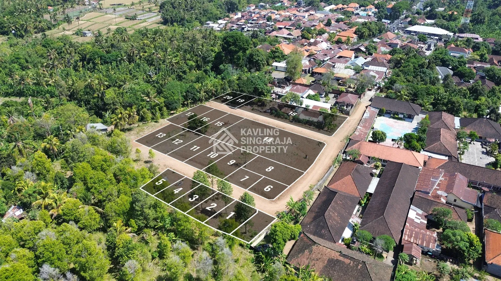 Tanah Kavling Luasan Kecil Sebelah SMPN 1 Sukasada