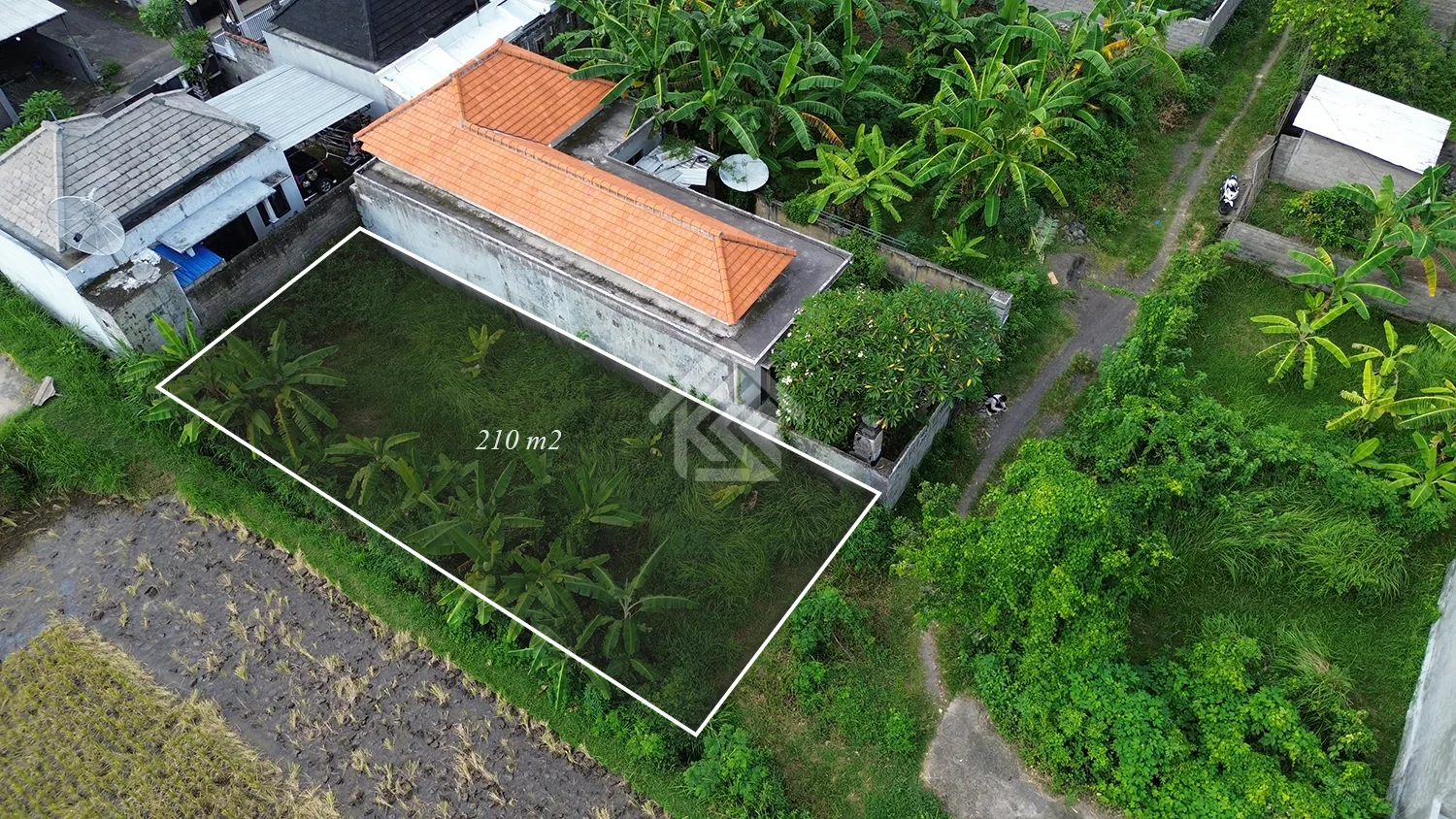 Tanah Kavling Siap Bangun View Sawah di Sambangan